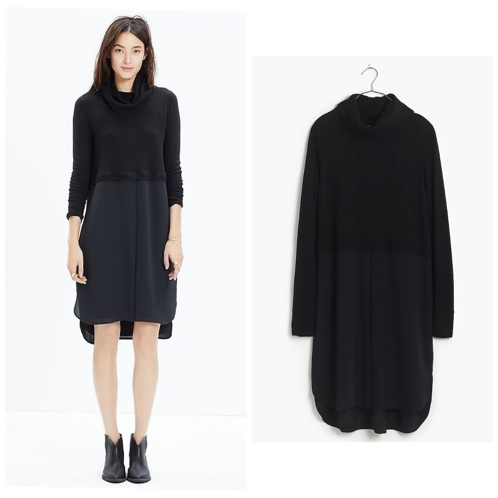 Madewell Timelapse Turtleneck Dress